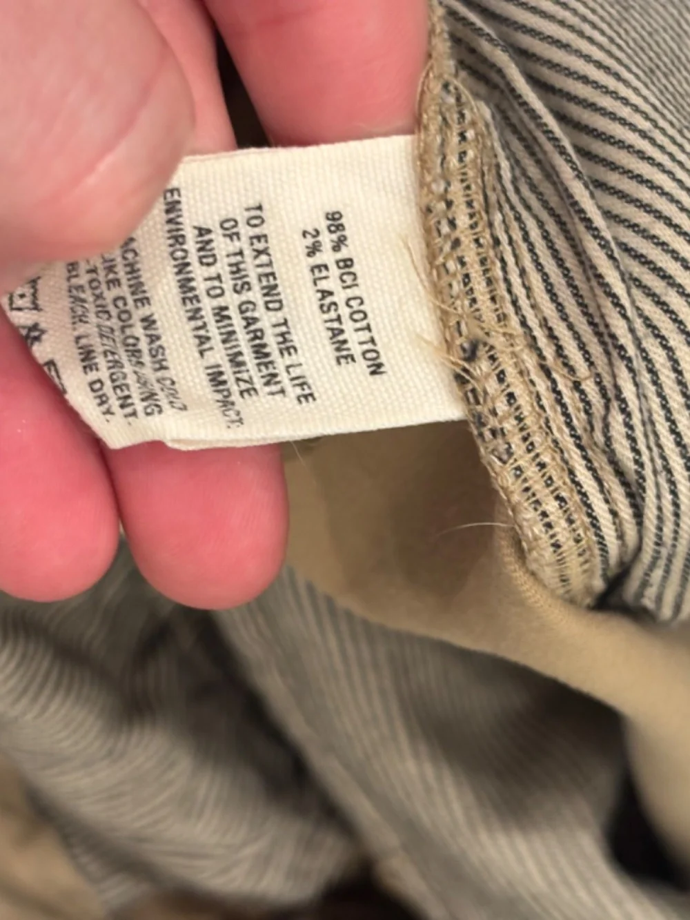 Alex Mill Standard Pleated Pant In Chino Vintage Khaki Cuffed Mens 31